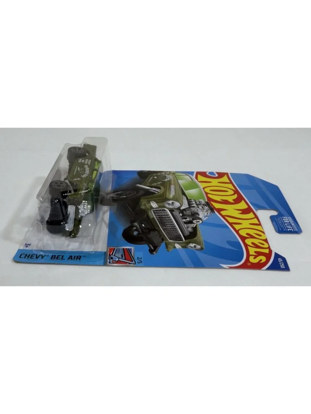 Hot Wheels HW Gassers '55 Chevy Bel Air Gasser Green 1:64 Diecast P38